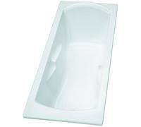 Baignoire Acrylique Rectangulaire Ulysse 2 Porcher avec Accoudoirs et repose Tête 170X70 Blanc -Idéal Standard
