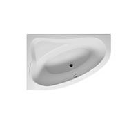 Baignoire acrylique RIHO d'angle ARYL 170x110 cm-Gris-Sans appui-tête-Droite-Sans tablier-Gris--