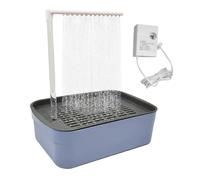 Baignoire Automatique du Perroquet, Baignoire du Perroquet,Fountaine de Bain d'oiseau Automatique avec Eau Courante - Pisc de Pellet de Perruche