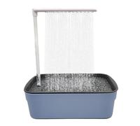 Baignoire automatique pour oiseaux - Cycle d'eau - Douche circulante pour perroquet, animal domestique - Accessoires pour perruches, calopsittes, gris africain