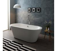 BAIGNOIRE AUTOPORTANTE EN ACRYLIQUE BLANC CYNDERELLA