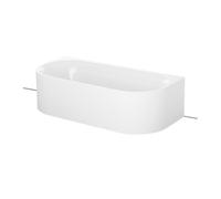 Baignoire avant BetteLux Oval Silhouette I, 2 pentes dorsales, 1700 x 800 x 4...