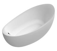 Baignoire Aveo New Generation de Villeroy & Boch, ovale, vidage et trop-plein prémontés, 1900x950x830mm, UBQ194AVE9W1V-RW, Couleur: Blanc de pierre
