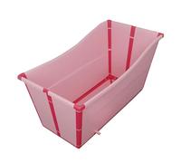 Baignoire, Baignoire Pliante Pour Enfants Adultes, Seau De Bain D'angle Autoportant Pour Grande Piscine Pour Enfants, Baril De Bain En Plastique Portable, Baignoires Autoportantes, 97 x 47(Color:Rose)