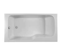 Jacob Delafon Baignoire rectangulaire Bain-Douche Malice E6D146L-00 160x85 cm Blanche
