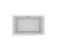 Baignoire rectangulaire bain-douche Capsule 140 x90 cm Blanche Jacob Delafon E6D223-00