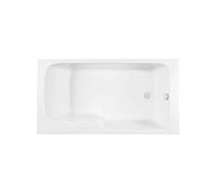 Jacob Delafon Baignoire Bain Douche Malice antidérapante, Version Droite 170x90 cm Blanc Mat