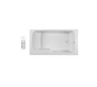 Baignoire bain douche Malice + nettoyant 160 x 85, version droite