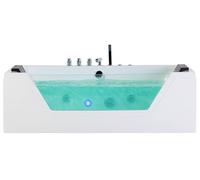 Baignoire Balnéo 150 cm en Acrylique Sanitaire Blanc à LED Sous-Marines Samana
