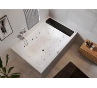 Baignoire Balneo 2 Places Riho Savona Bliss Version Gauche 1300x800x1800mm Blanc