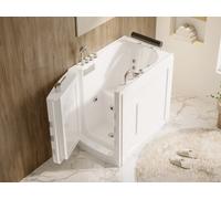 Baignoire balnéo avec porte - 101,5 x 69 x 99 cm - 1 place assise - 220 L - BARUVA