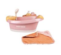 Smoby - Baby Nurse - Baignoire Balnéo - pour Poupons Jusqu'à 42 cms - Module Electronique - Jets d'eau, Bulles, Lumières LED - Nombreux Accessoires - Fonctions de Jeux - A Partir de 3 Ans