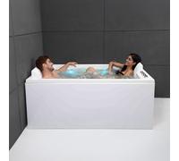 Baignoire Balnéo Cetana duo Wave 170 x100 x63 cm, by SPALINA