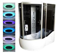 BAIGNOIRE BALNEO DOUCHE CHROMOTHERAPIE BAIN TOURBILLON MASSANTE 170 x 90 Kelly