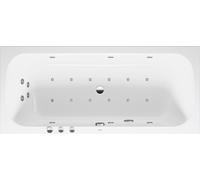 Duravit Duravit Baignoire balnéo Qatego 180x80 cm, EB-Vers, 2 RS, blanche, Combi-Sys P Quantité:1