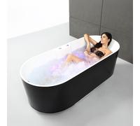Baignoire Balnéo îlot Ukio Bulle 175 X75 X65 Cm, By Spalina