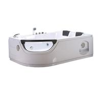 Baignoire balnéo massante angle haute bain tourbillon jacuzzi Elite 120 x 180 cm