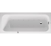 Baignoire Balnéo Rectangulaire Duravit Qatego AirSystem 1700x700mm Blanc 760611000AS0000
