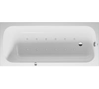 Baignoire Balnéo Rectangulaire Duravit Qatego AirSystem 1800x800mm Blanc 760613000AS0000