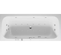 Baignoire Balnéo Rectangulaire Duravit Qatego Combiné E, 2 dossiers 1800x800mm Blanc 760614000CE1000