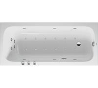 Baignoire Balnéo Rectangulaire Duravit Qatego Combiné P 1700x750mm Blanc 760612000CP1000