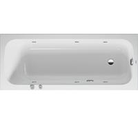 Baignoire Balnéo Rectangulaire Duravit Qatego Système Jet 1700x700mm Blanc 760611000JS1000