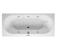 Baignoire Balnéo Rectangulaire Riho Carolina Joy Version Gauche 800x800x1800mm Blanc