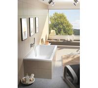 Baignoire Balnéo Rectangulaire Riho Lusso Bliss Version Gauche 900x800x1900mm Blanc