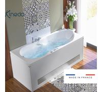 Baignoire balnéo ROMANZA 170x75 cm tête à droite VITALITÉ - KINEDO BROH775BDVIT1