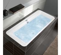 Baignoire Balnéo Villeroy et Boch Rectangulaire Squaro Edge 12 1800x800x475mm Blanc Alpin UHE180SQE7A1V01