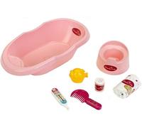 Baignoire bébé avec accessoires Princess Coralie rose 43 x 23 x 10 cm