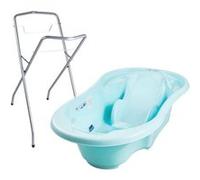 Baignoire bébé avec réducteur intégré Bleu + Pied Bleu, Bleu G