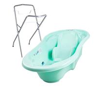 Baignoire bébé avec réducteur intégré Vert + Pied