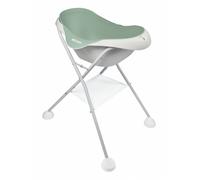 Baignoire bébé camélé'o minéral sage green + support