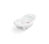 Summer by Ingenuity Comfy Clean Deluxe Baignoire de Nouveau-Né à Tout-Petit, 0-24 Mois, Rose