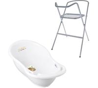 Baignoire bébé thermomètre Blanc Biche 86 cm + Pied Blanc G