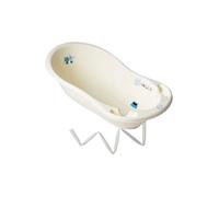 Baignoire bébé thermomètre Jaune Dog and Cat 86 cm + Tuyau Jaune, Jaune G