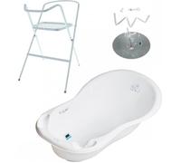 Baignoire bébé thermomètre - MON MOBILIER DESIGN - Lapin - Blanc - Rigide