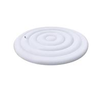 Baignoire chaude gonflable en PVC léger 4 7 pieds/5 4 pieds de diamètre Couvercle de forme ronde pour l'isolation et la résistance aux intempéries Couverture de piscine en PVC durable
