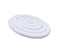 Baignoire chaude gonflable en PVC léger 4 7 pieds/5 4 pieds de diamètre Couvercle de forme ronde pour l'isolation et la résistance aux intempéries Couverture de piscine en PVC durable