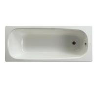Baignoire rectangulaire avec pieds Contesa 140x70 blanc Blanc G