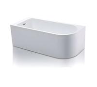 Baignoire d'angle - 240L - 170 x 75 x 58 cm - Blanche - Angle gauche - ANIKA