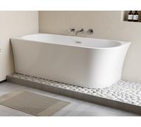 Baignoire d'angle - 228 L - 170 x 75 x 59 cm - Blanche - Acrylique - Angle gauche - PONTICOLA