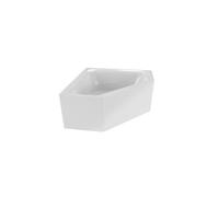 Baignoire d'angle acrylique RIHO AUSTIN Plug&Play 145x145cm