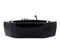Baignoire d'Angle Hydromassante Acrylique 140 cm LED