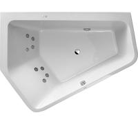 Baignoire d'Angle Balnéo Duravit Paiova 5 coin à gauche 1900x1400mm 760392000JS1000