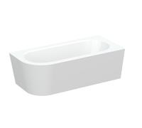 BetteStarlet V Silhouette Baignoires d'angle, semi-indépendante, coin droit, 1750x800x420mm, 6690-000CELVK,Plus, Couleur: Blanc avec Glasur Plus