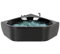 Baignoire d'Angle Hydromassante Acrylique 140 cm LED