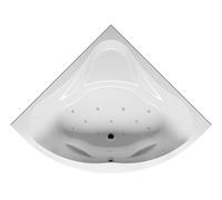 Baignoire d'angle RIHO Neo, version droite, avec système Air, encastrable, 2 ...