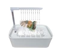 Baignoire de Baignoire de Perroquet, Baignoire Automatique de la Baignoire de Poche à Perroquet à Perroquet, Jouets de Cage pour Animaux de Compagnie pour Petites Races Moyennes